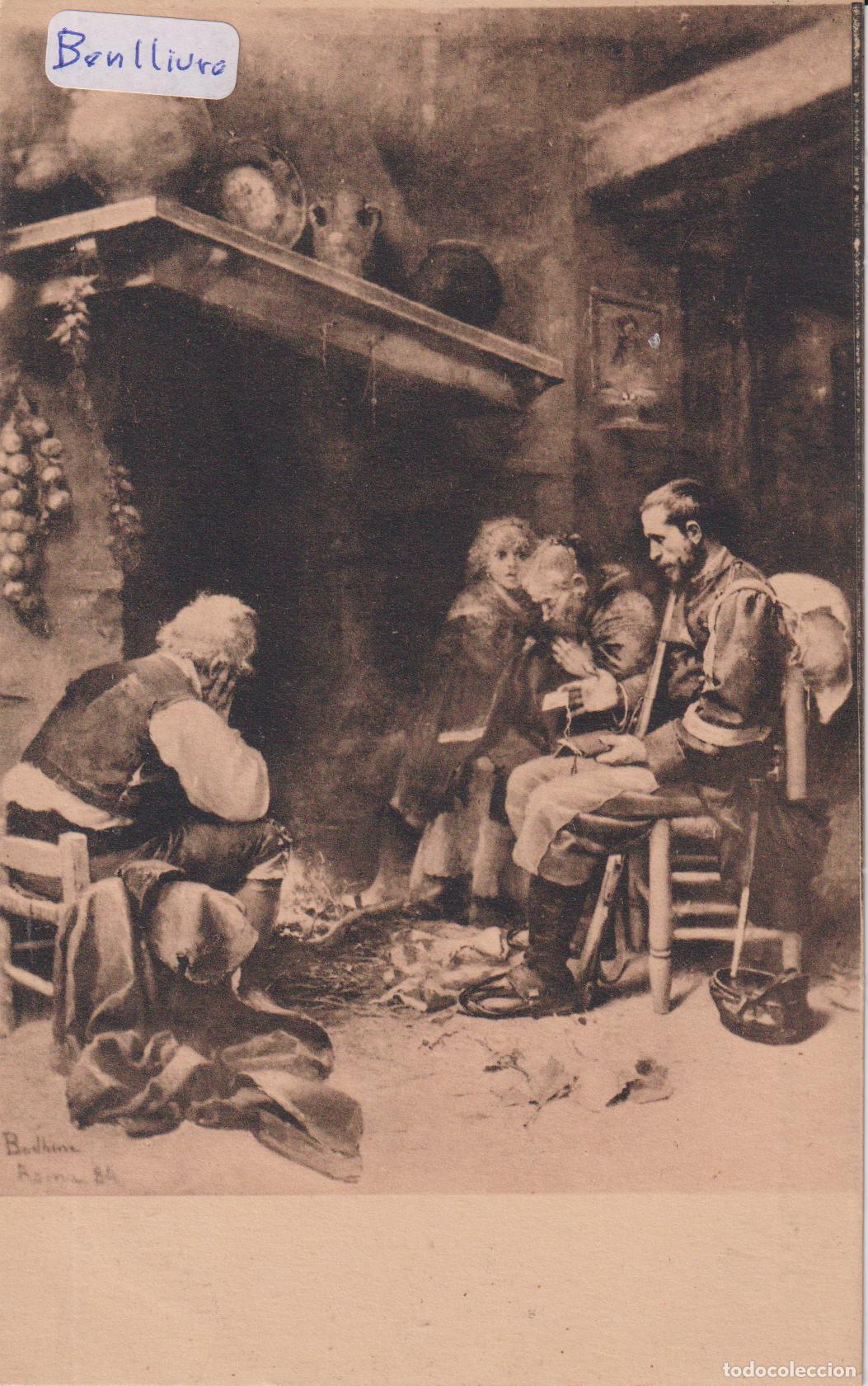 Postales: POSTAL DE LA OBRA DE A.BENLLIURE, POR LA PATRIA &ndash; MUSEO ARTE MODERNO &ndash; S/C