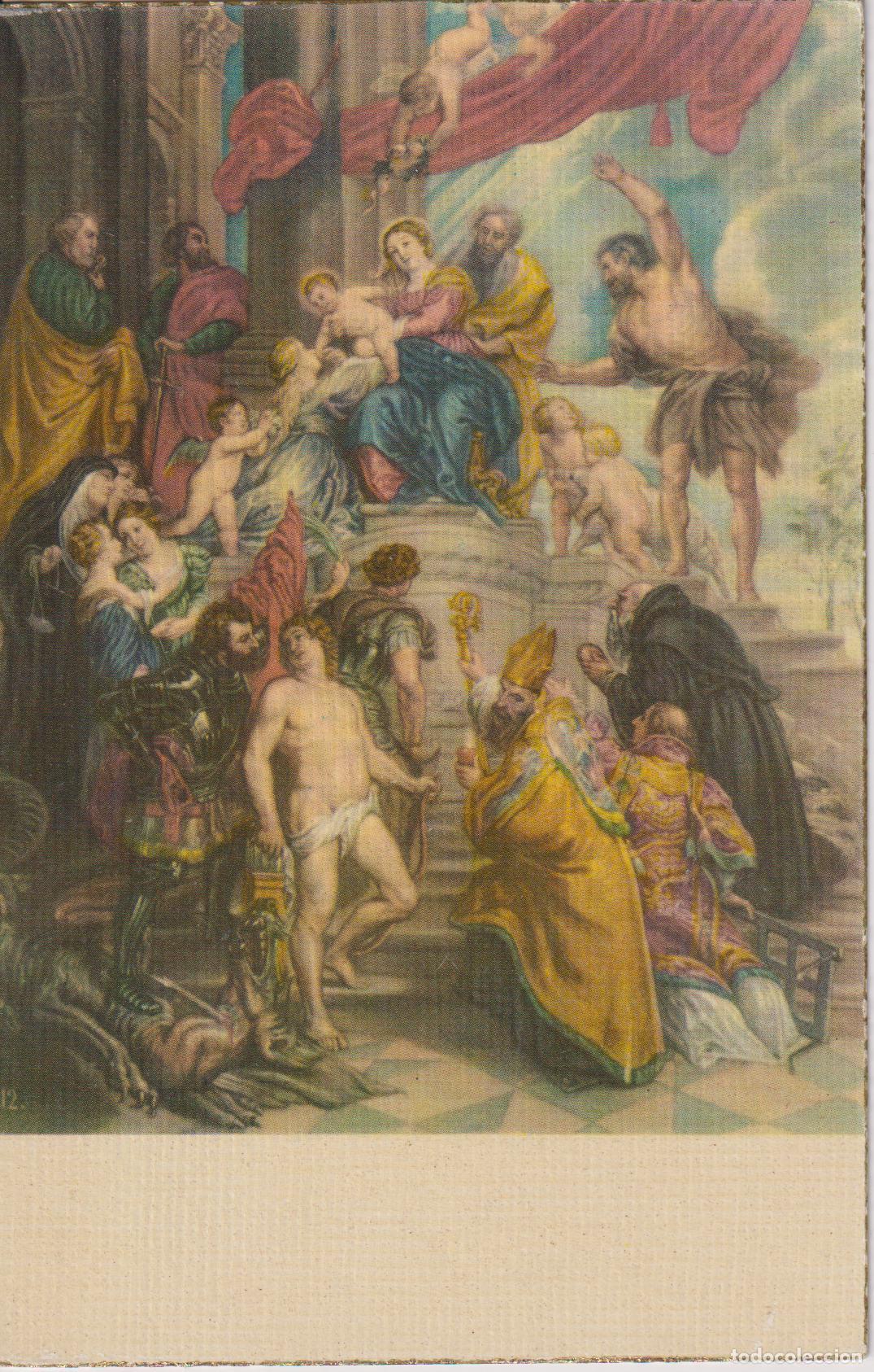 Postales: POSTAL DE LA OBRA DE RUBENS, SAGRADA FAMILIA RODEADA DE SANTOS &ndash; ED.BARSAL 291 &ndash; S/C