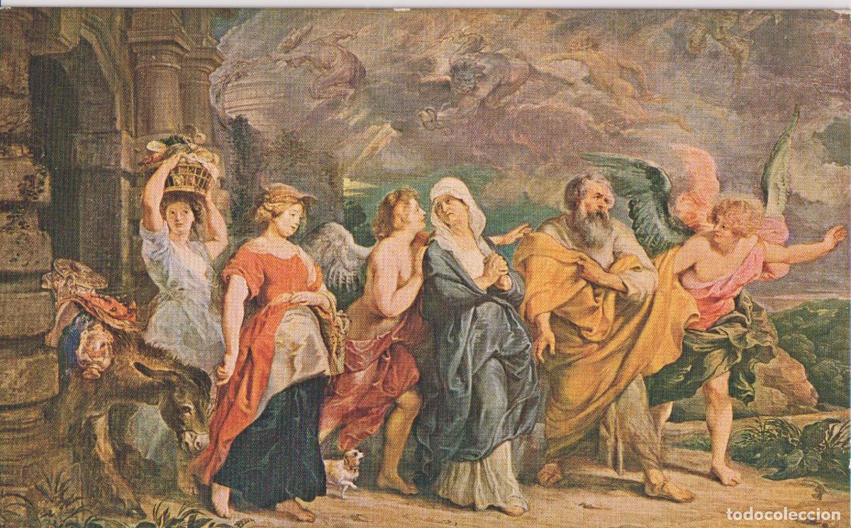 Postales: POSTAL DE OBRA DE P.P.RUBENS, LA HUIDA DE LOT &ndash; LAPINA 5872 &ndash; S/C