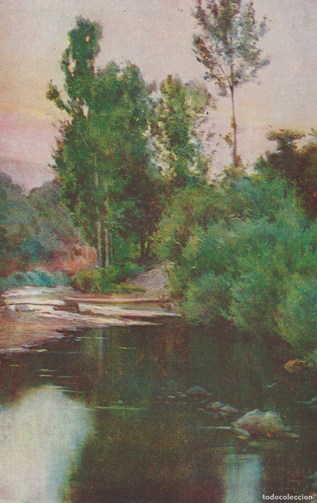 Postales: POSTAL DE LA OBRA DE JUAN BAIXAS, ORILLA DEL TORDERA - ED.COLL SALIETI HNOS N&ordm;2 - ESCRITA 1935