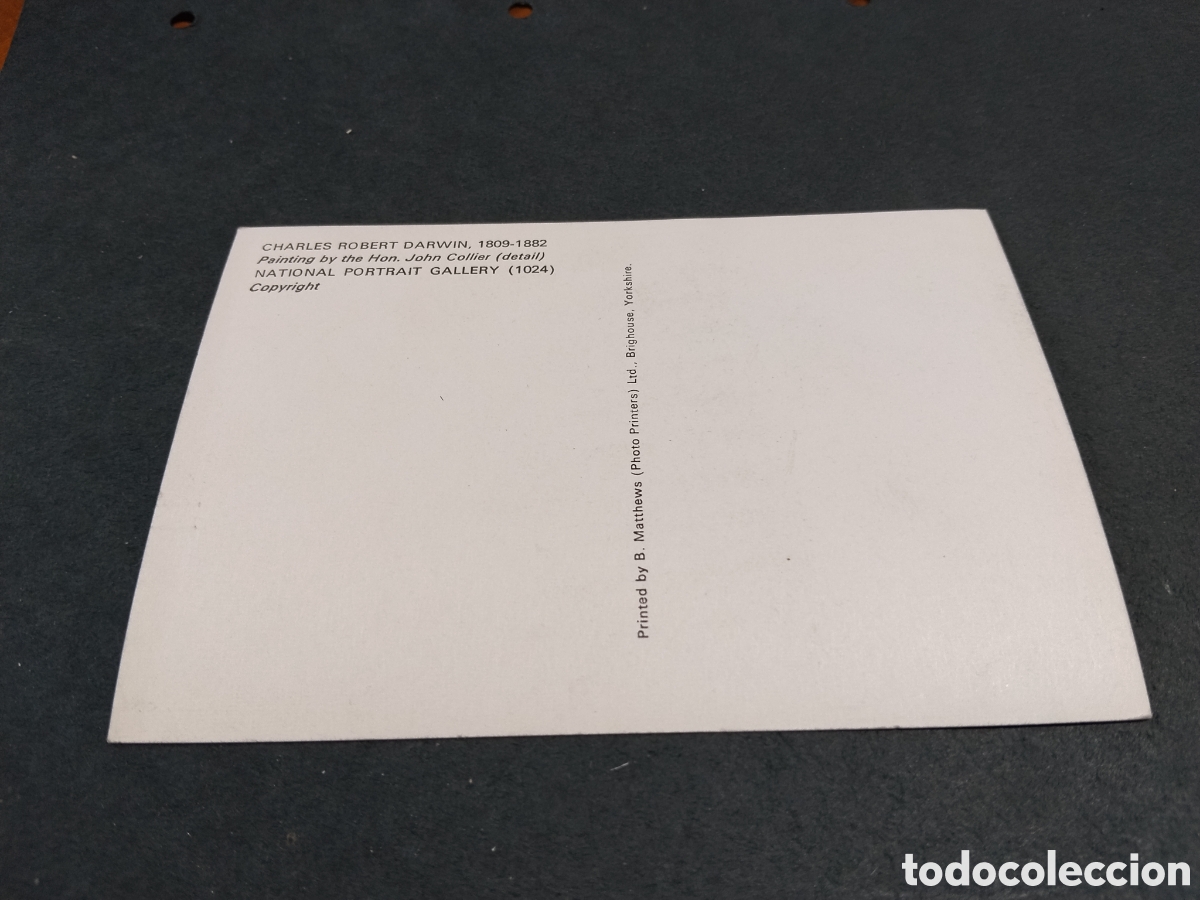 Postales: Postal Charles Robert Darwin - Foto 2