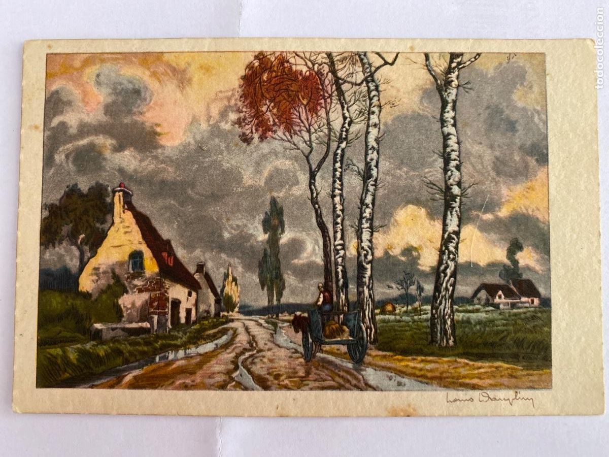 Postales: POSTAL 1108 PARIS GRAVURES CIRCULADA 1928. PRINTED IN ITALI Hans Drangsholt
