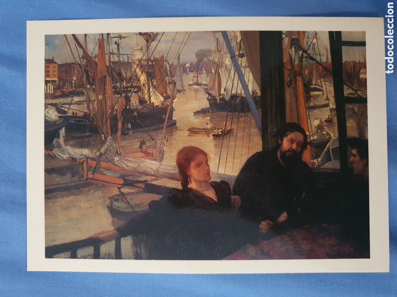 Postales: Postal con cuadro de 1860-64