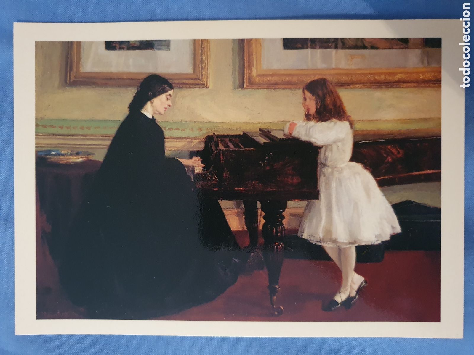 Postales: Postal con cuadro de 1858-59