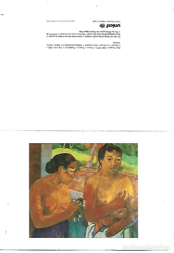 Postales: &rdquo; LA OFRENDA &rdquo;.- (PAUL GAUGUIN)
