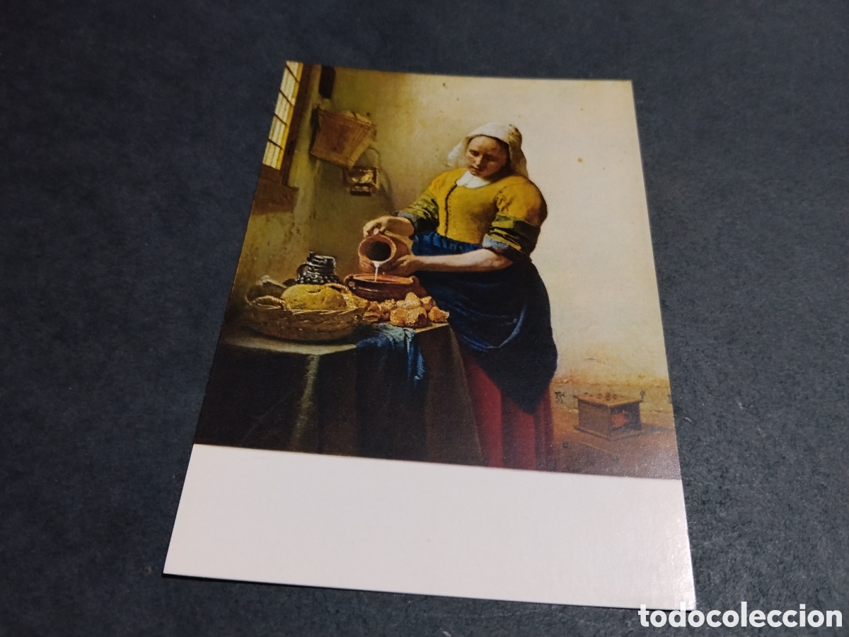 Postales: Postal arte Johannes Vermeer