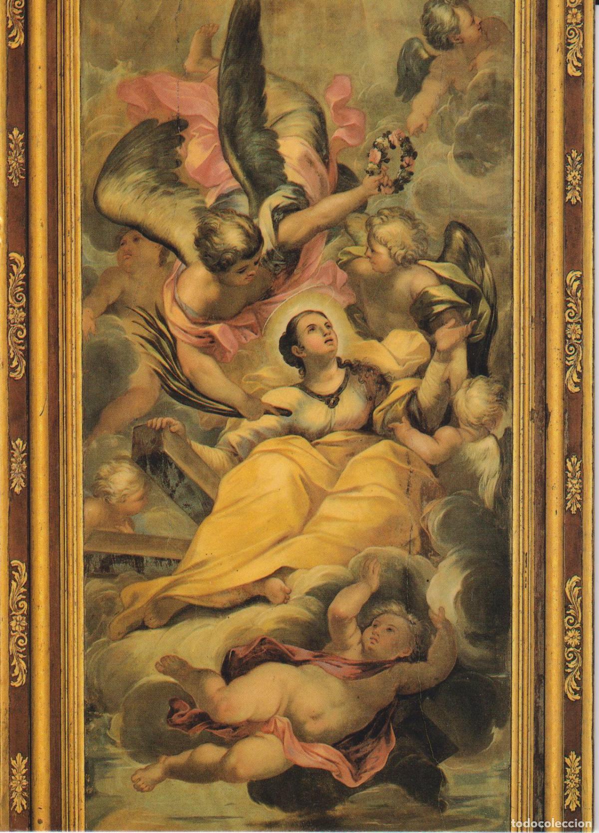 Postales: POSTAL DE LA OBRA DE J.JUNCOSA, GLORIFICACI&Oacute; DE SANTA EUL&Agrave;LIA (1631) &ndash; S/C