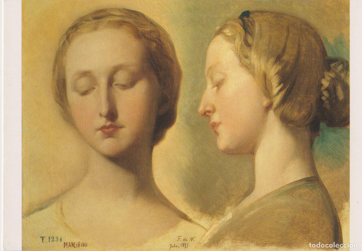 Postales: POSTAL DE LA OBRA DE FEDERICO DE MADRAZO , ESTUDIOS PARA UNA INMACULADA &ndash; MUSEO DEL PRADO 4402 &ndash; S/C