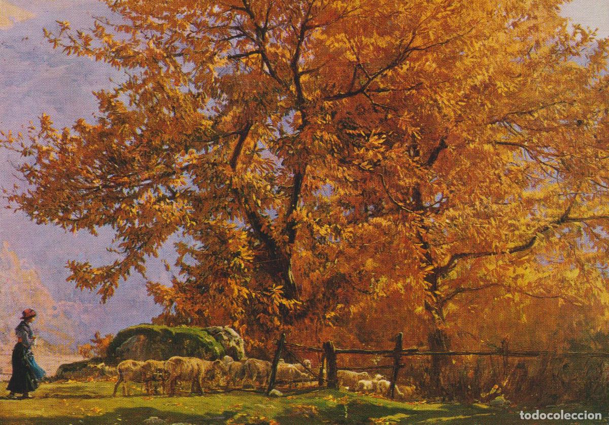 Postales: POSTAL DE LA OBRA DE MARIANO BARBES&Aacute;N, EL CASTA&Ntilde;O &ndash; ESCUDO DE ORO N&ordm;55 &ndash; S/C