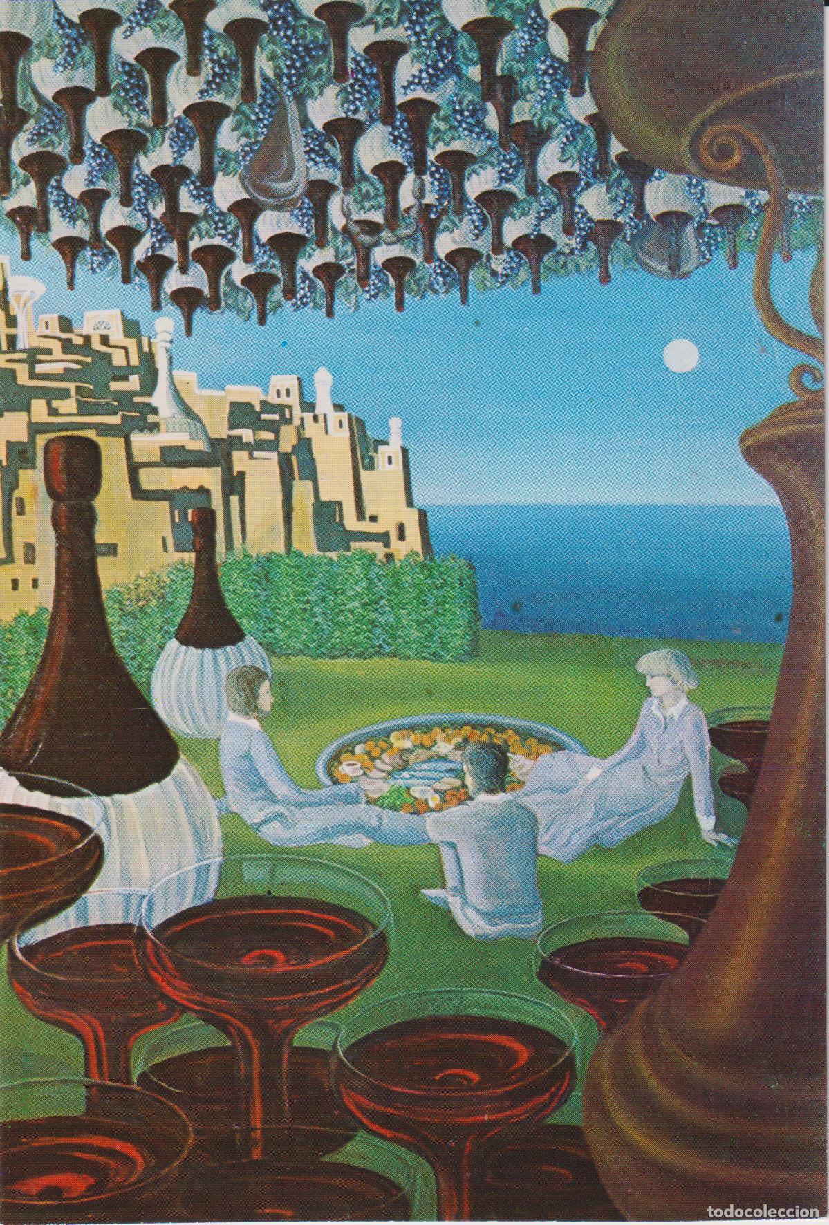 Postales: POSTAL DE LA OBRA DE ULRICH WOLF, LA CENA &ndash; EDICIONES L.Z.M. &ndash; S/C