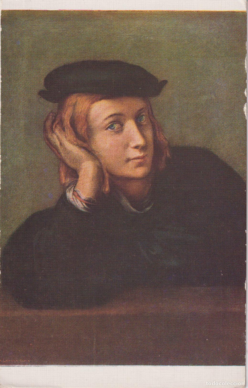Postales: POSTAL DE LA OBRA DE RAFFAELLO SANTI, RETRATO DE UN HOMBRE JOVEN &ndash; LAPINA 5472 &ndash; S/C