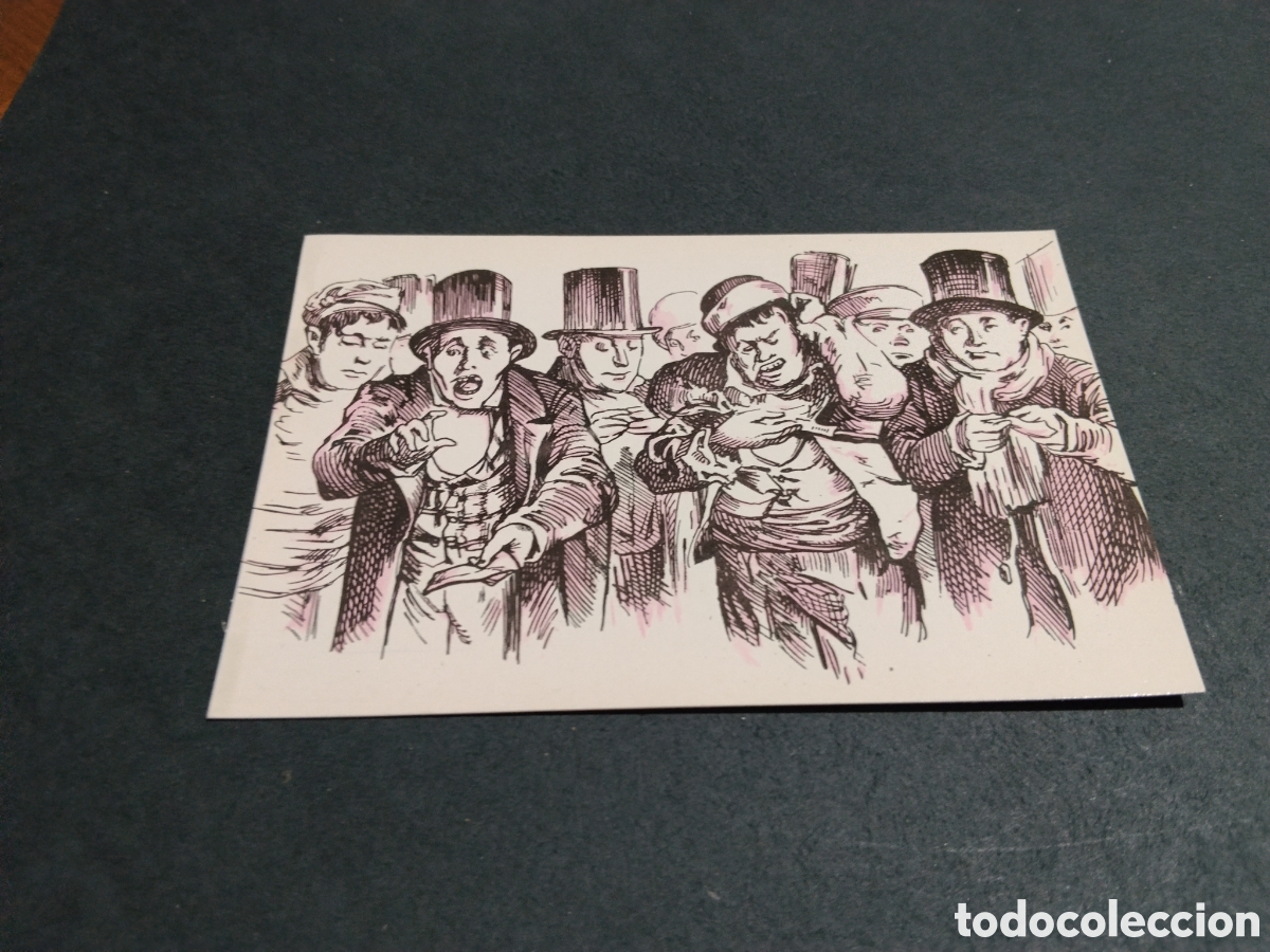 Postales: Postal arte jugadores mirando la lista de la loter&iacute;a
