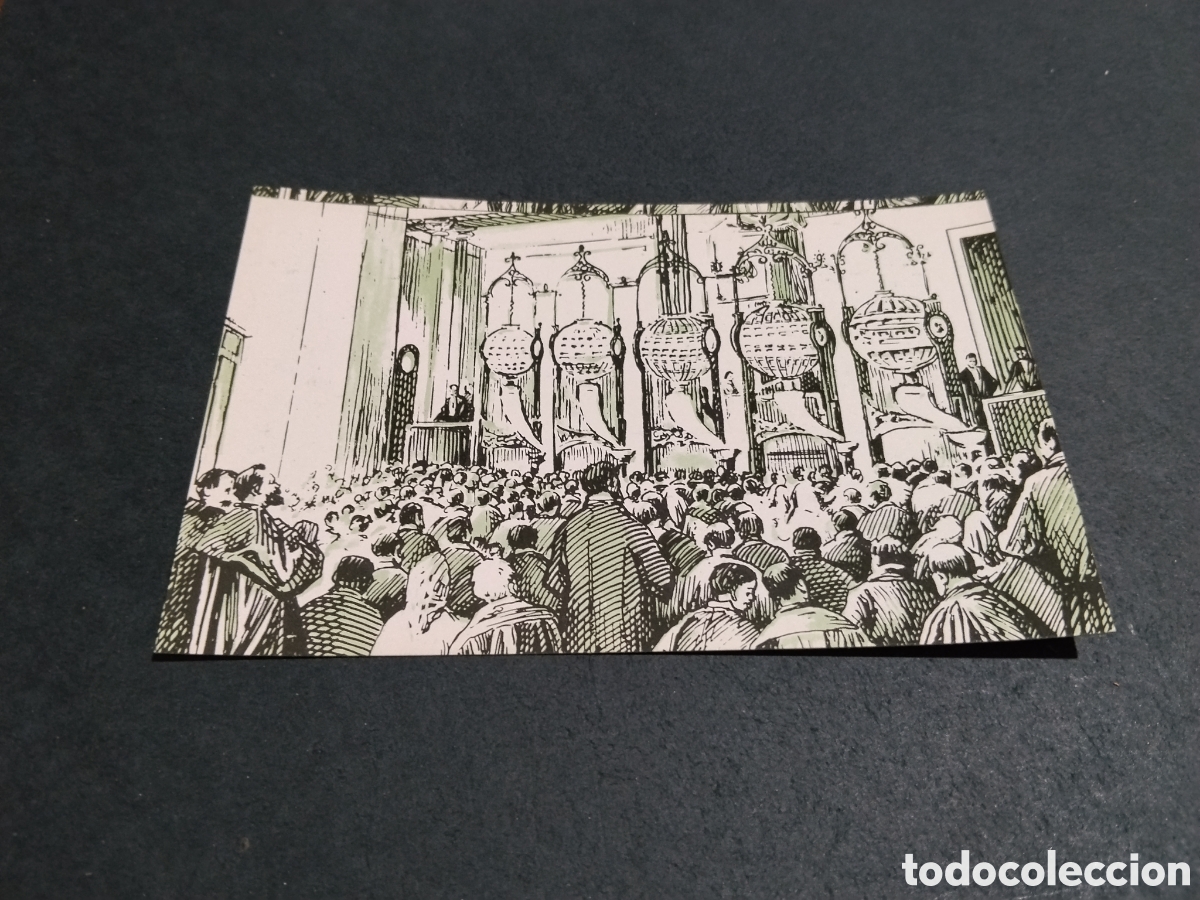 Postales: Postal Arte loter&iacute;a nacional
