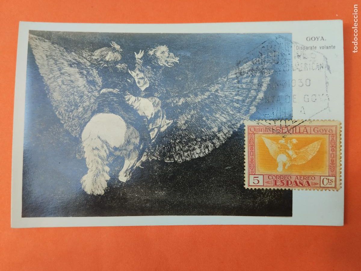 Postales: POSTAL. GOYA. DISPARATE VOLANTE. LA QUINTA DE GOYA 1930 SEVILLA