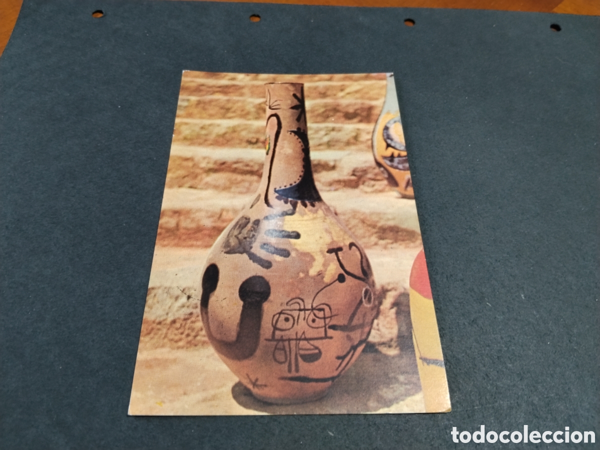 Postales: Postal cer&aacute;mica de Joan Mir&oacute;
