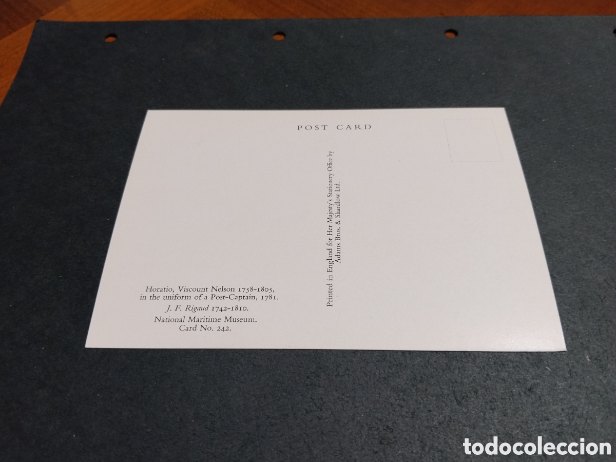 Postales: Postal Arte viscount Nelson - Foto 2