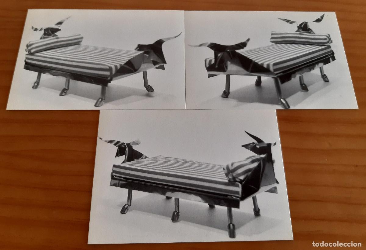 Postkarten: 3 POSTALES NO CIRCULADAS - CAMA PARA TORERO - F. BASCHET - MOBILIARIO FANT&Aacute;STICO - PERFECTO ESTADO