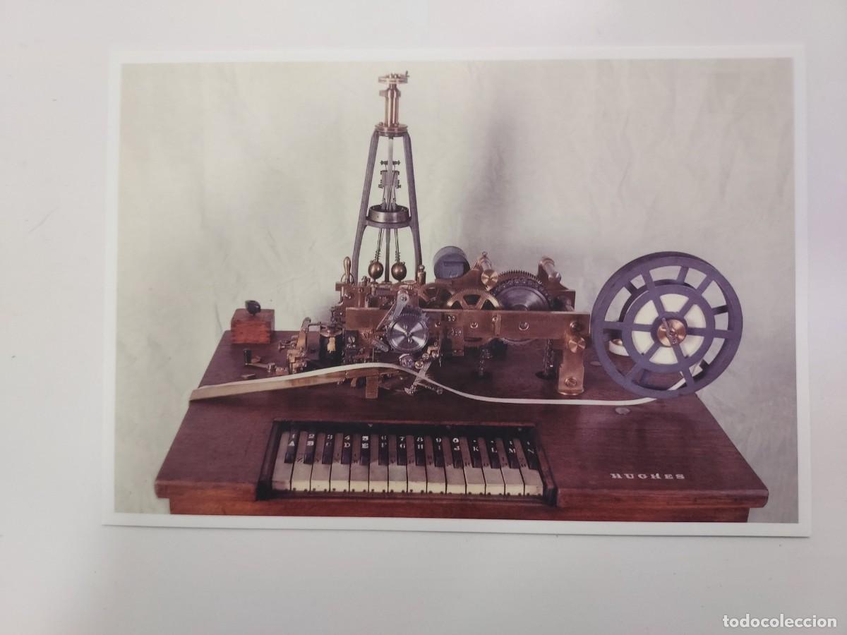 Postales: POSTAL CORREOS MUSEO POSTAL Y TELEGRAFICO. S/C. TRANSMISOR RECEPTOR HUGHES 1875