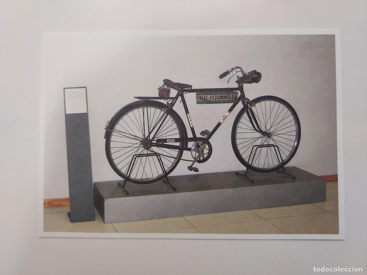 Postales: POSTAL CORREOS MUSEO POSTAL Y TELEGRAFICO. S/C. BICICLETA REPARACION LINEAS TELEGRAFICAS