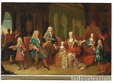 Postales: LA FAMILIA DE FELIPE V.- (JEAN RANC).- MUSEO DEL PRADO - MADRID