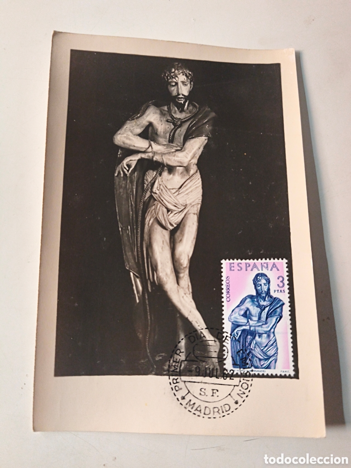Postais: Postal Alonso Berruguete. Con sello