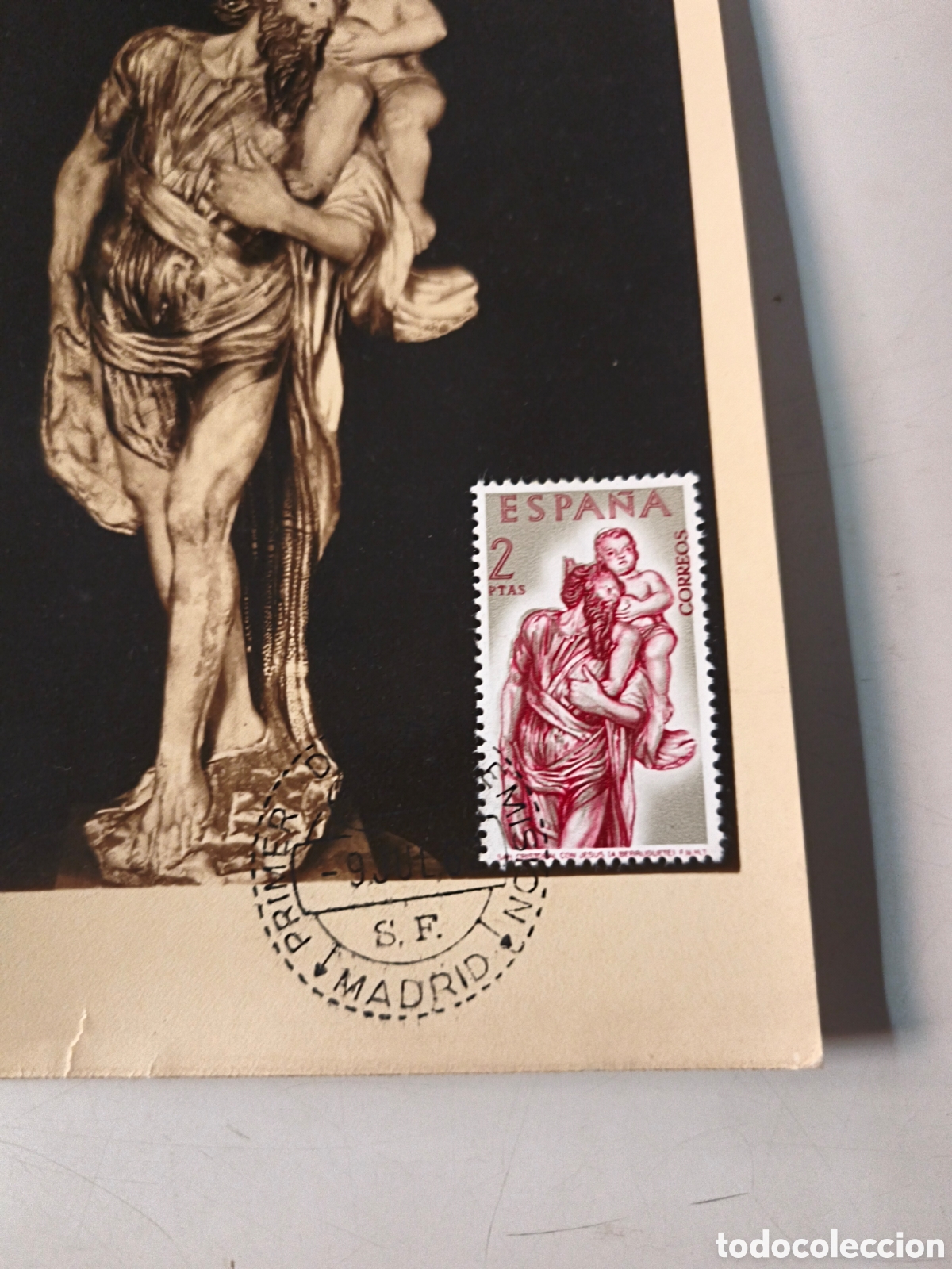 Postales: Postal Berruguete. Con sello - Foto 3