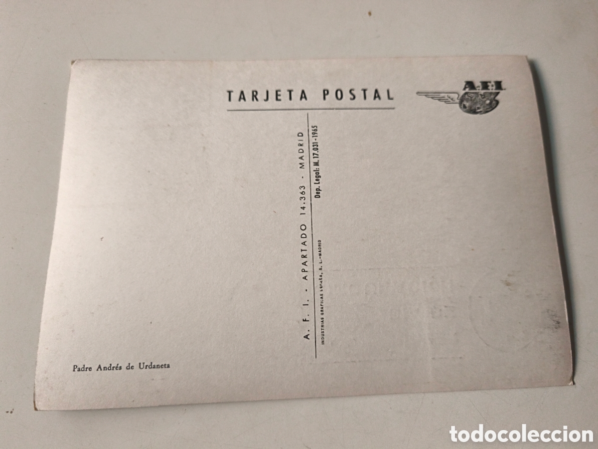Postales: Postal Padre Andres de Urdaneta - Foto 2