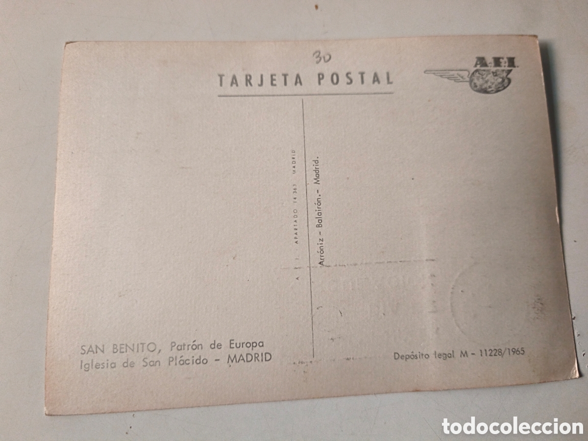 Postales: Postal San Benito. Con sello - Foto 2