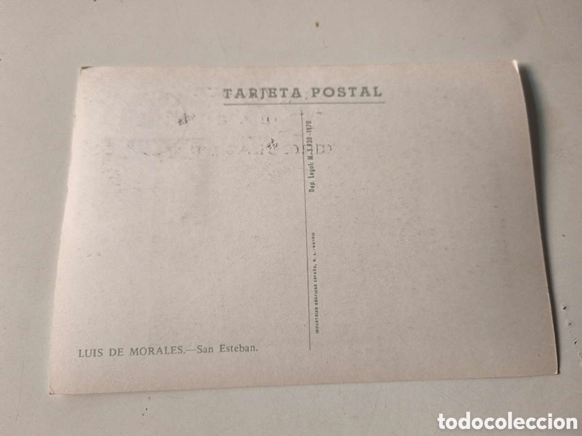 Postales: Postal Luis de Morales. Con sello - Foto 2