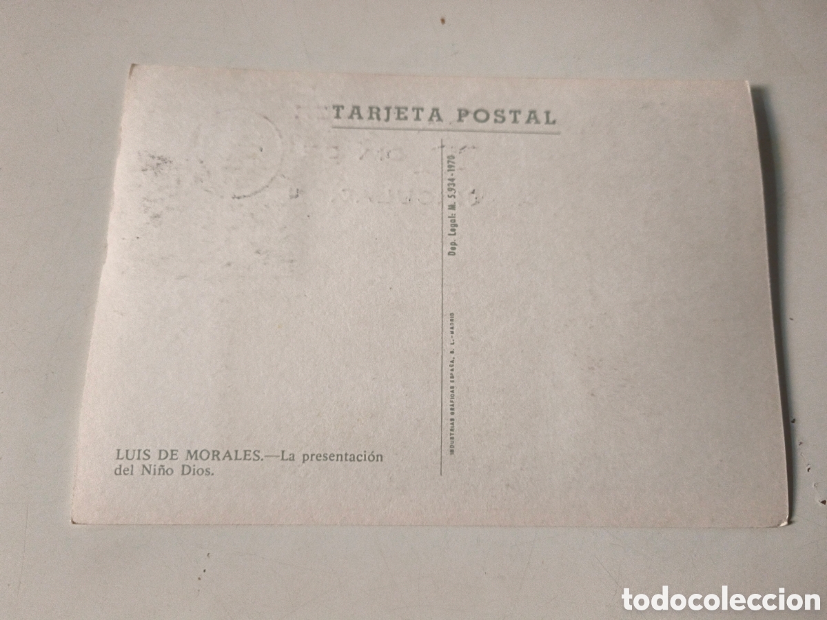 Postales: Postal Luis de Morales. Con sello - Foto 2