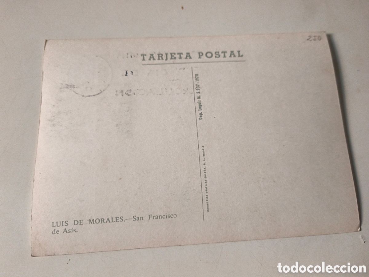 Postales: Postal Luis de Morales. Con sello - Foto 2