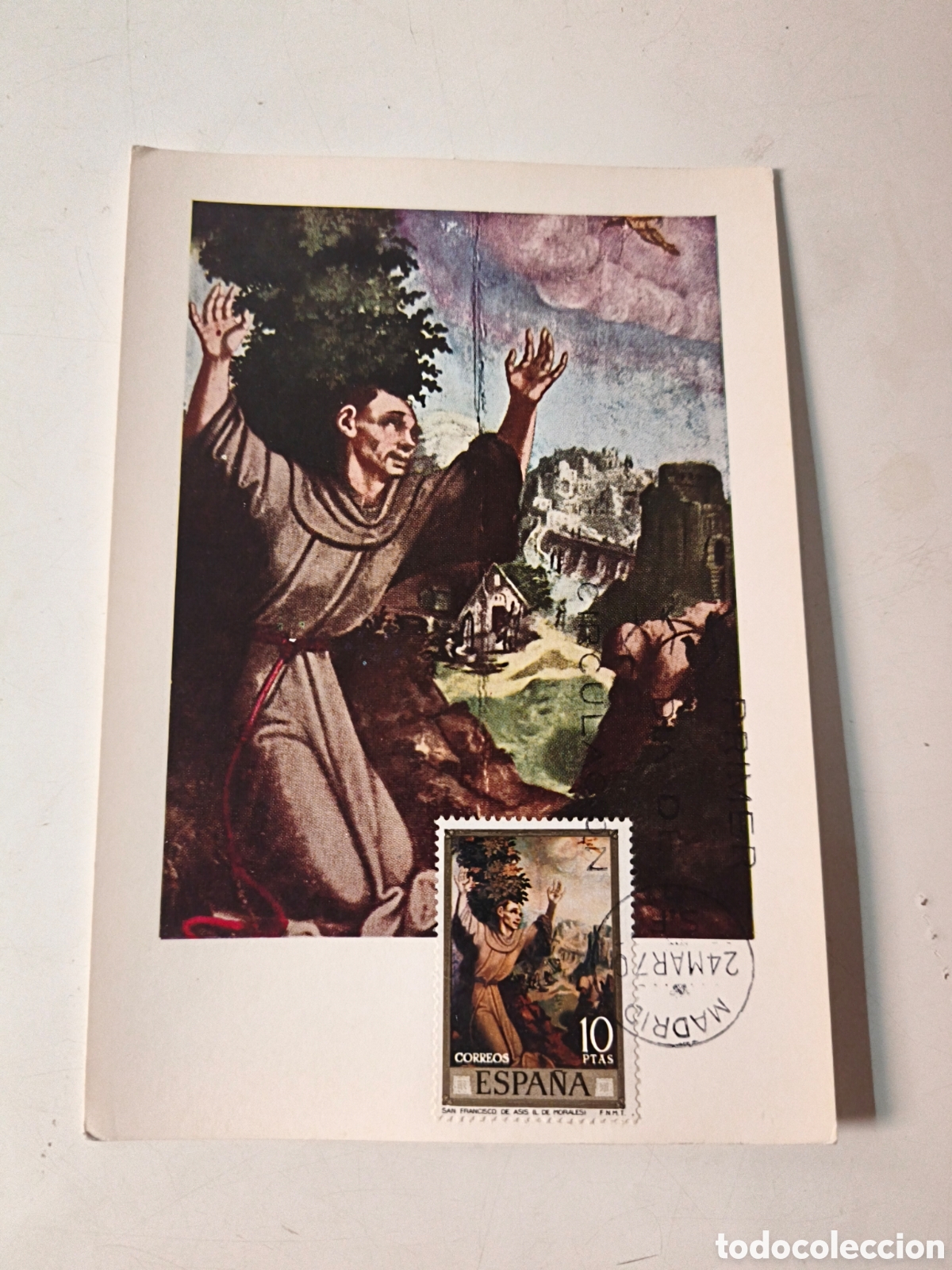 Postcards: Postal Luis de Morales. Con sello