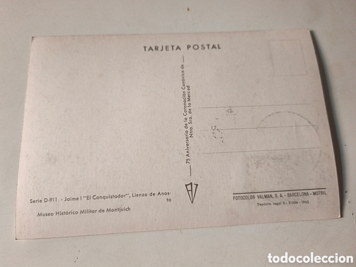 Postales: Postal Jaime I el Conquistador. Con sello - Foto 2