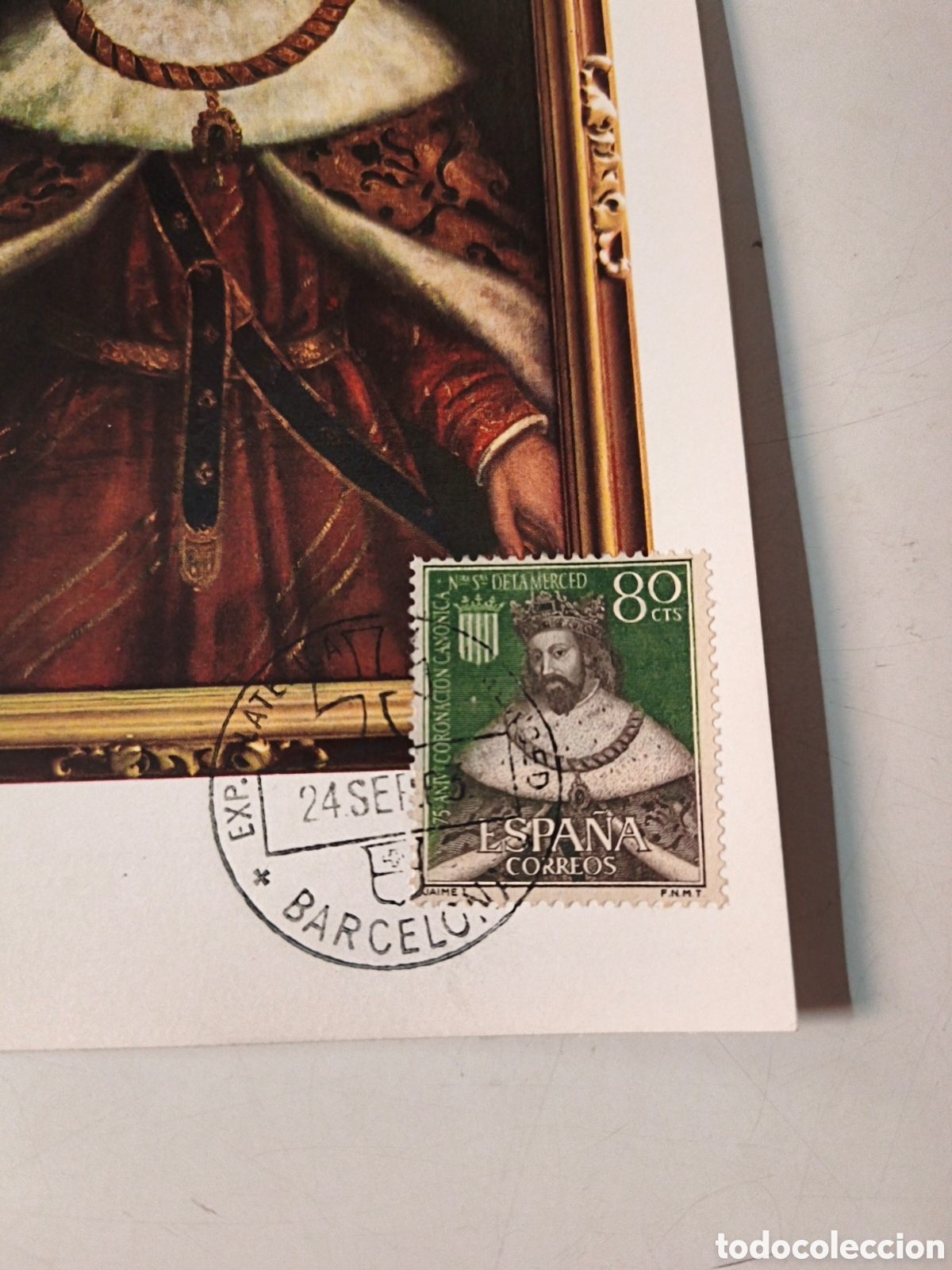 Postales: Postal Jaime I el Conquistador. Con sello - Foto 3