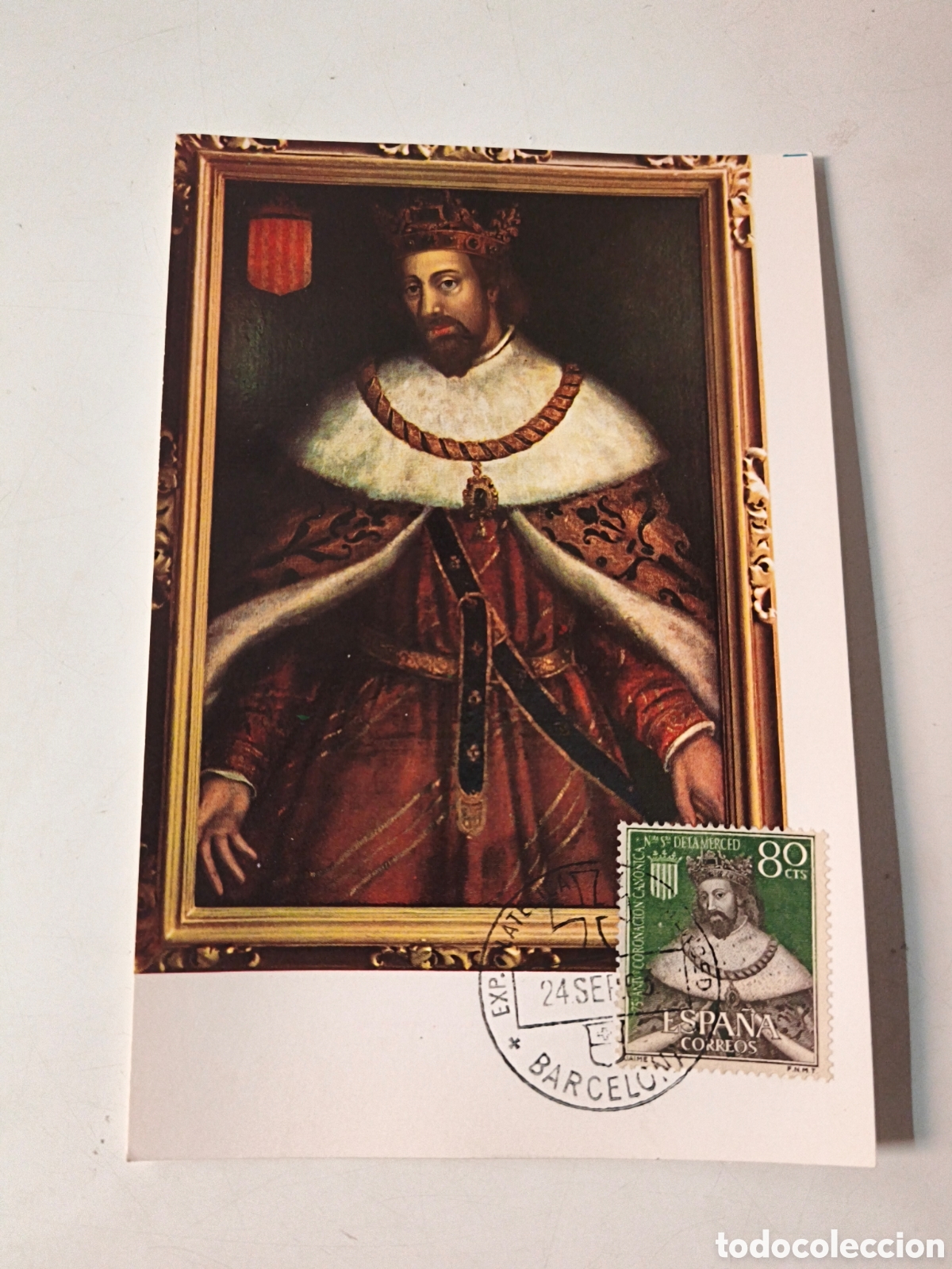 Postcards: Postal Jaime I el Conquistador. Con sello