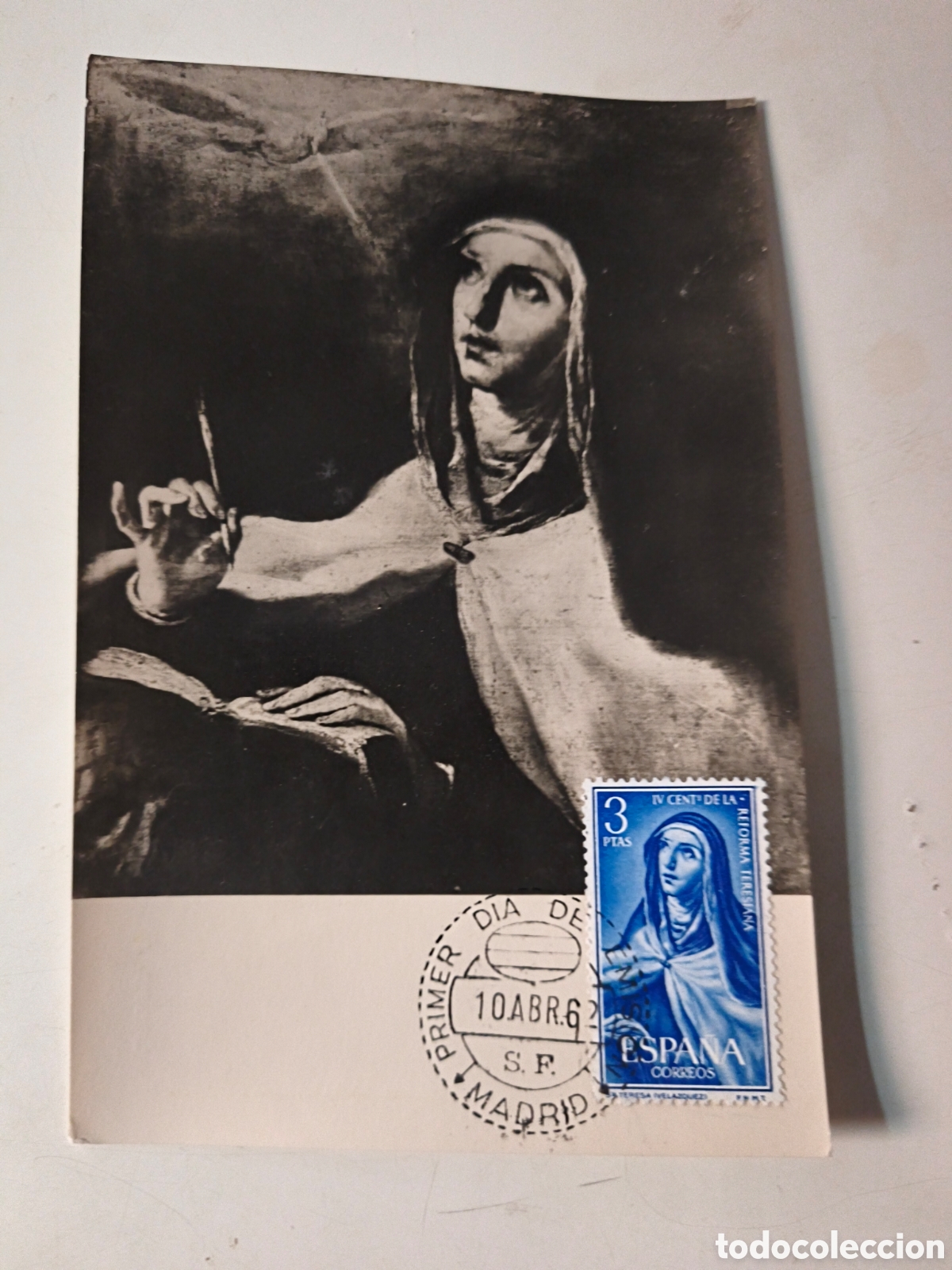 Postcards: Postal Santa Teresa. Con sello