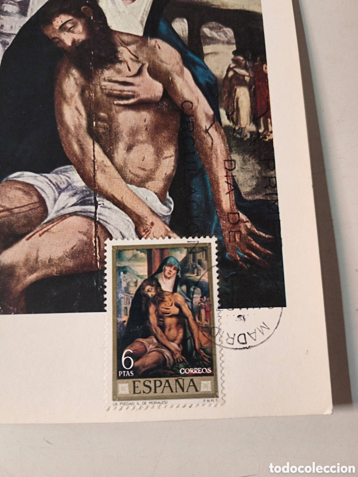 Postales: Postal Luis de Morales. Con sello - Foto 3