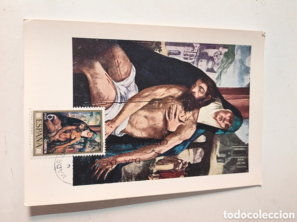 Postales: Postal Luis de Morales. Con sello - Foto 1