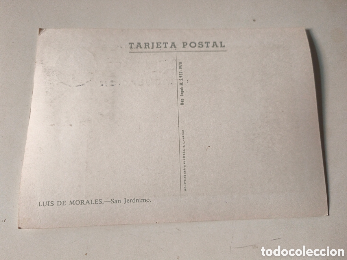 Postales: Postal Luis de Morales. Con sello - Foto 2