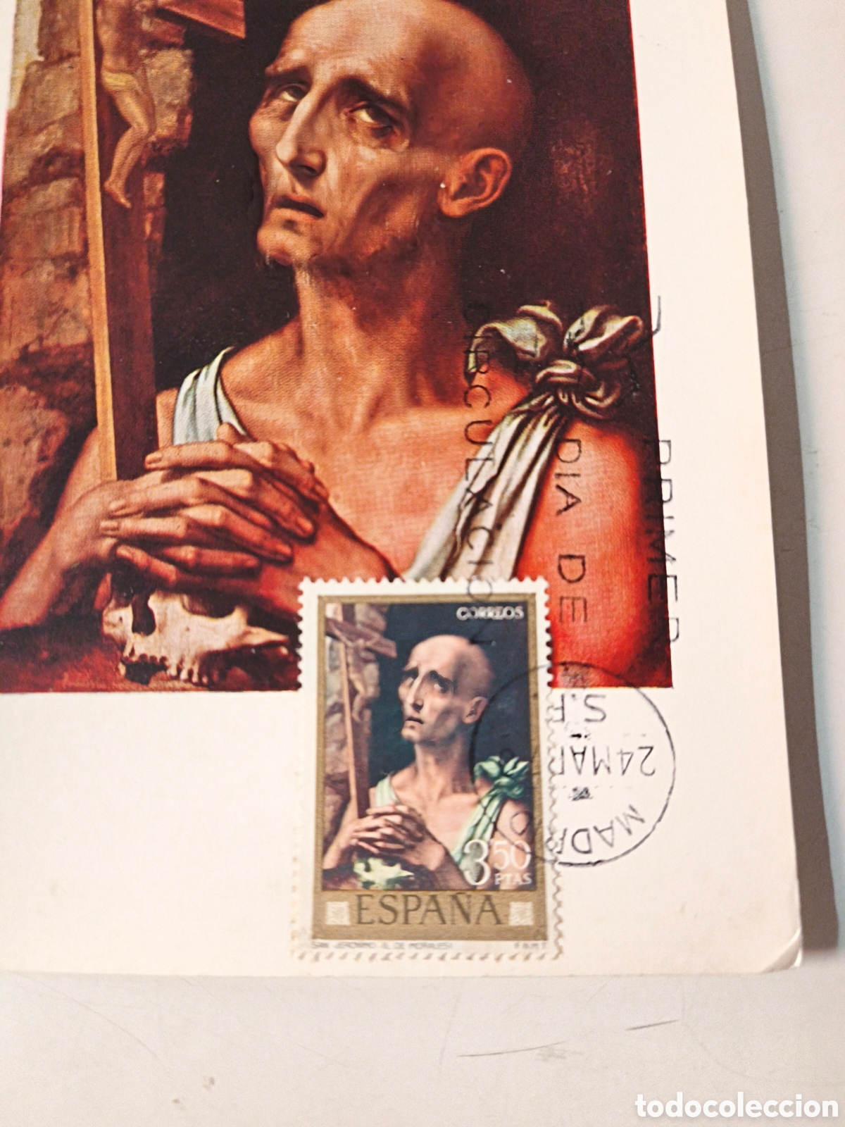 Postales: Postal Luis de Morales. Con sello - Foto 3