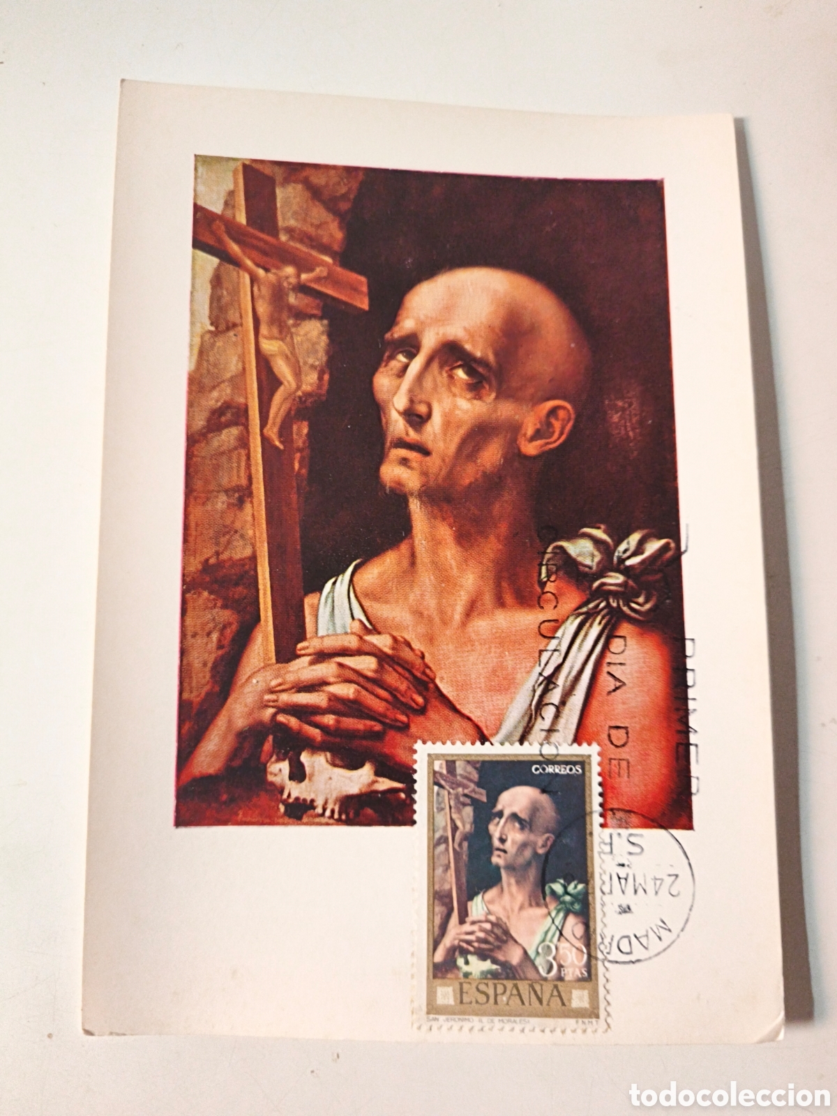Postales: Postal Luis de Morales. Con sello - Foto 1