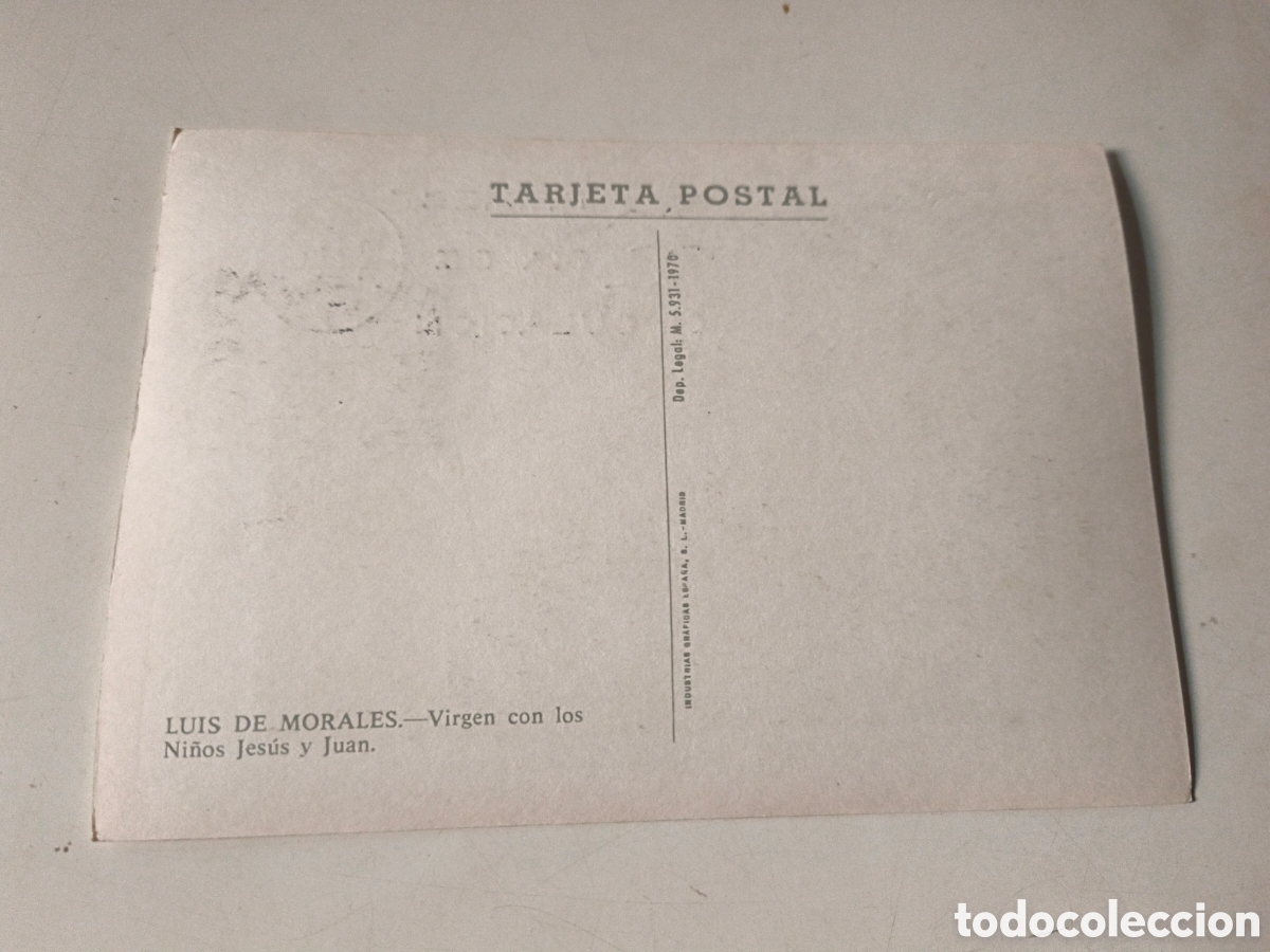 Postales: Postal Luis de Morales. Con sello - Foto 2
