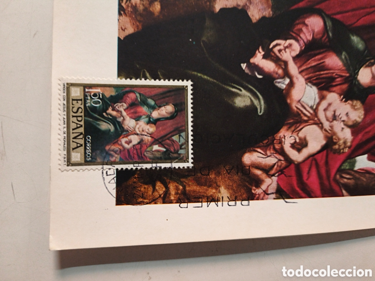 Postales: Postal Luis de Morales. Con sello - Foto 3