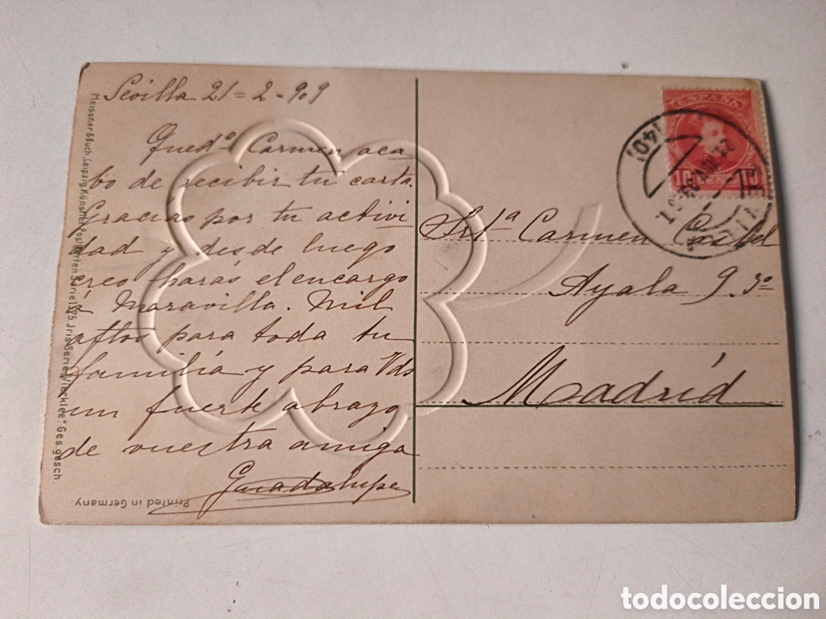 Postales: Postal trebol de cuatro hojas - Foto 2