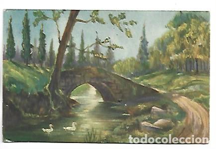 Postales: PAISAJE.- PINTURA AL OLEO (POSTAL)