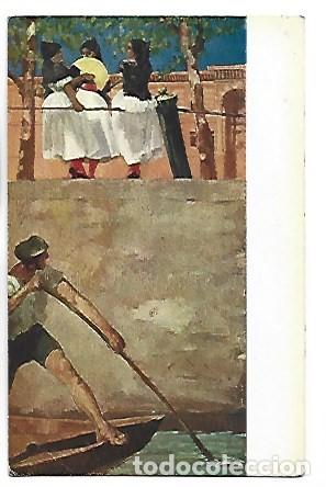 Postales: MAX KLINGER, SPANISCHER GONDELFUHRER.- MUSEUM DER BILDENDEN KUNSTE ZU LEIPZIG / ALEMANIA