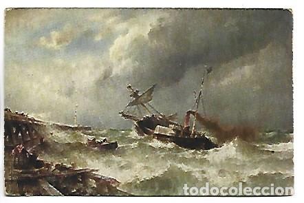 Postales: TH. WEBER, NACH DEM STURM.- MUSEUM DER BILDENDEN KUNSTE ZU LEIPZIG / ALEMANIA
