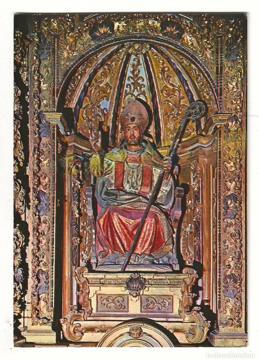 Postales: Postal - San Rosendo en su hornacina - Monasterio de San Salvador - Celanova - Orense - S/C