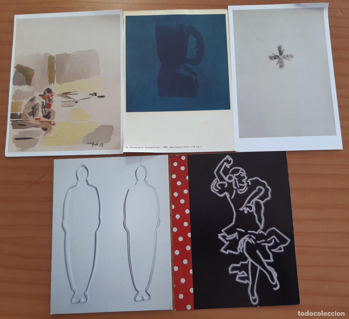 Cartes Postales: 5 TARJETAS - GALER&Iacute;A TEMPLE - MART&Iacute; QUINTO, ANTONIO DOMENECH, GERARDO SIGLER... - MUY BUEN ESTADO