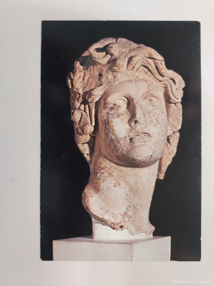 Postales: POSTAL GRECIA RODAS. RHODES MARBLE HEAD OF GOD HELIOS. SIN CIRCULAR